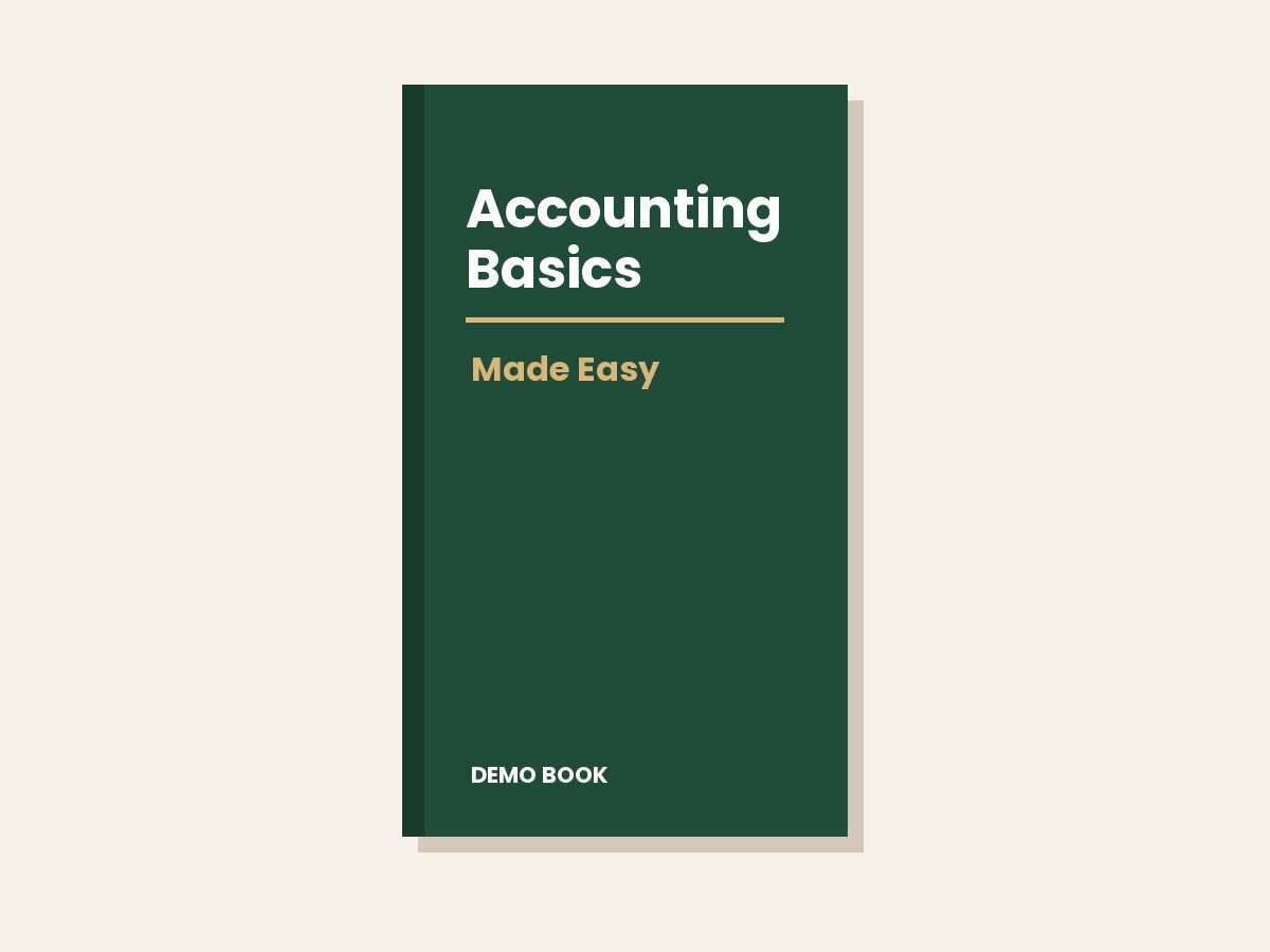DEMO – Accounting Basics Made Easy | E-book (PDF) & Printed Book for Beginners